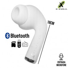 Caixa de Som Bluetooth Portátil SD/USB/FM Entrada para Microfone Fone Gigante X-Cell XC-MS-03B - Branco